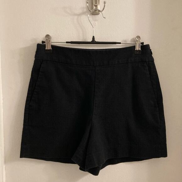 J. Crew Factory Basketweave Short with Size Zip - Black Size 2 - Picture 3 of 7